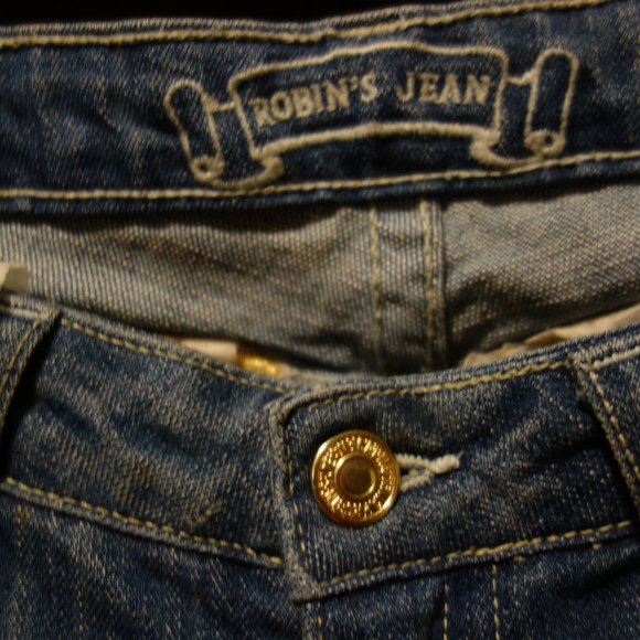 Robin's Jeans Embroidered Distressed Jean - Picture 3 of 5